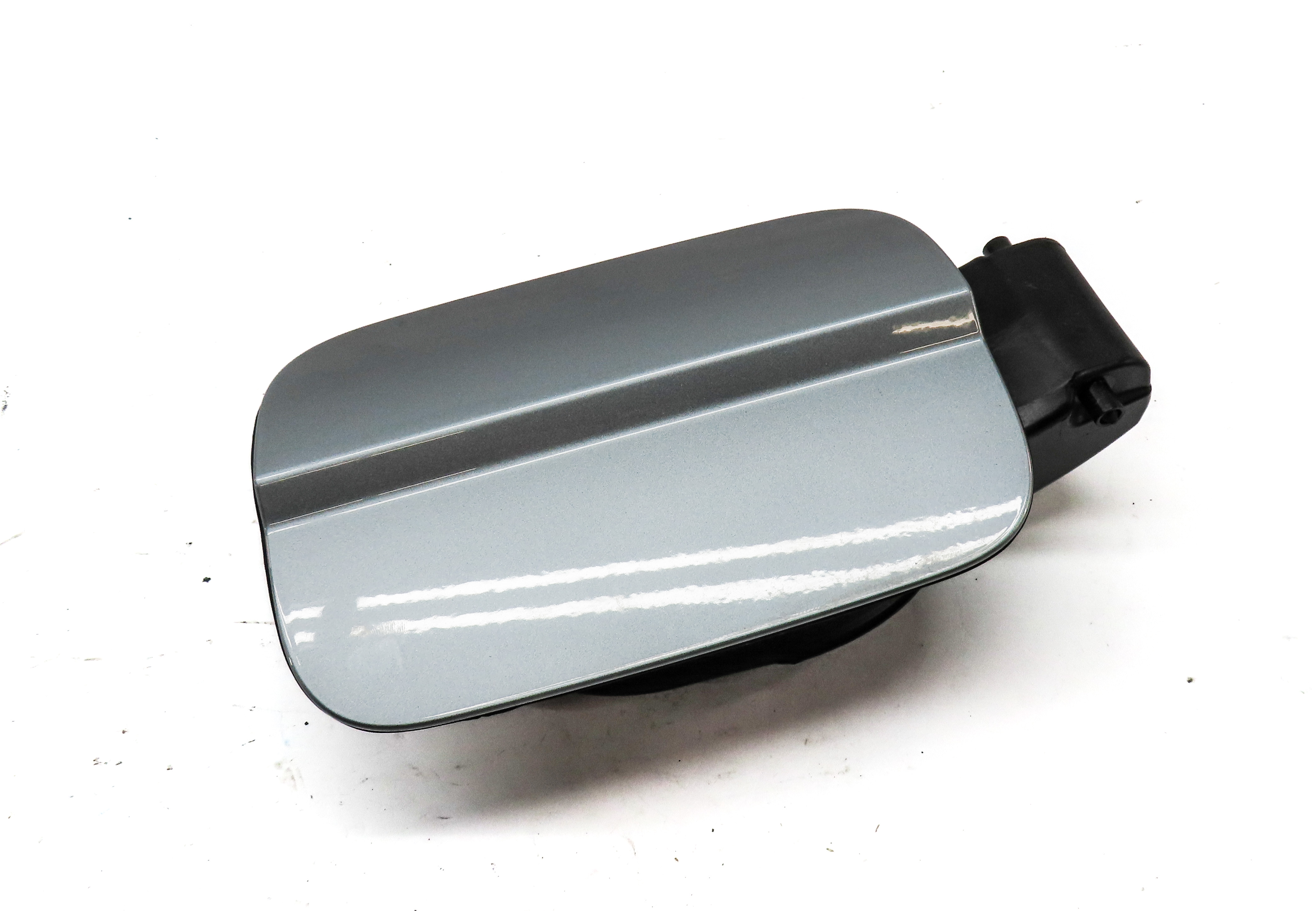 2012-2018 AUDI A6 S6 (C7) FUEL TANK DOOR LID COVER TRIM w/ HOUSING (Gray) — exact item pictured